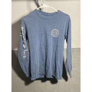 Puppie Love Long Sleeve T-Shirt Save Rescue Dog Cat Graphic Tee Blue Unisex S